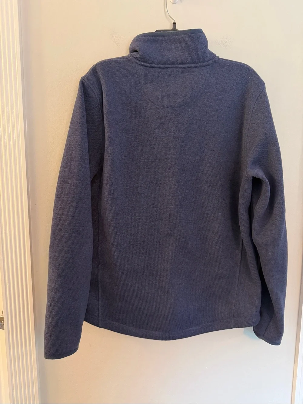 L.L.Bean Men’s Medium Navy Full Zip Sweater Fleece Jacket